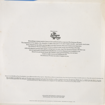 The Sensuous Woman By "J"