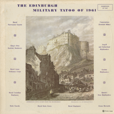 The Edinburgh Military Tatoo Of 1961