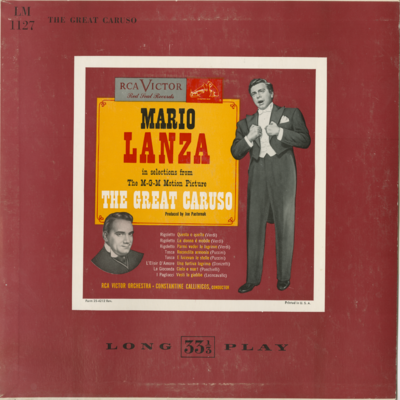 Mario Lanza In Selections From The MGM Motion Picture The Great Caruso