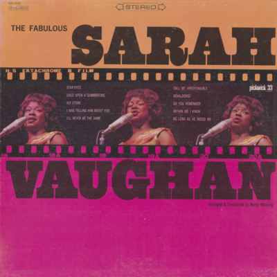 The Fabulous sarah vaughan