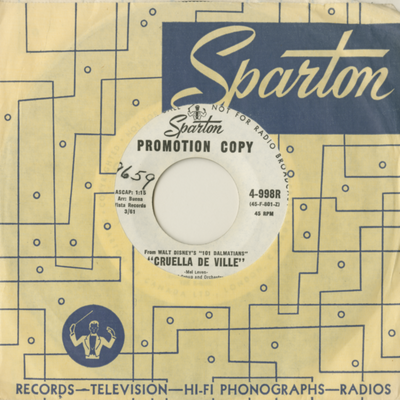 101 Dalmations / Cruella De Ville (1961)