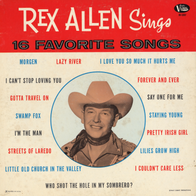 Rex Allen Sings 16 Favorite Songs