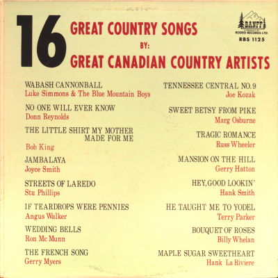 16 Great Country Songs By Great Canadian Country Artists