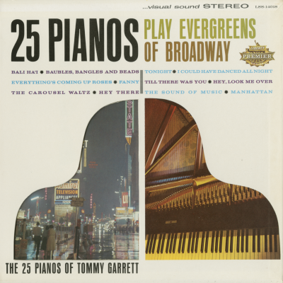 25 Pianos Play Evergreens Of Broadway