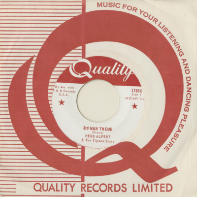 3rd Man Theme / A Taste Of Honey