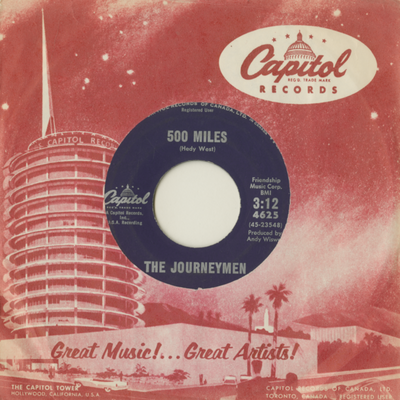 500 Miles / River Come Down (1961)