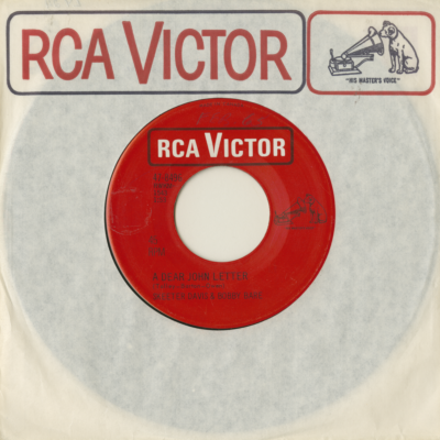 A Dear John Letter / Too Used To being With You