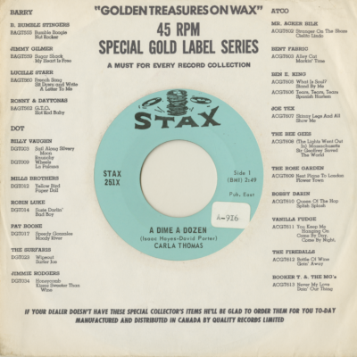 A Dime A Dozen / I Want You Back