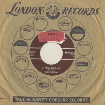 A Fool Such As I / Prisoner's Song