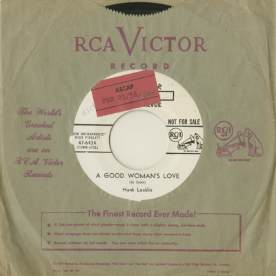 A Good Woman's Love / I'm A Fool (1956)