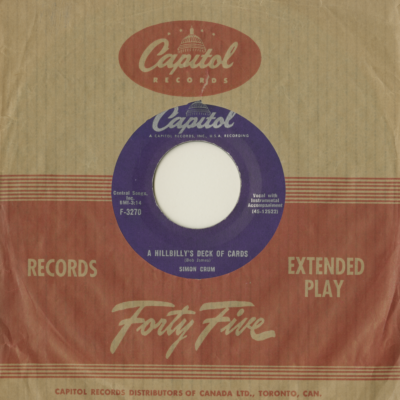 A Hillbilly's Deck Of Cards / Ooh, I Want You (1955)