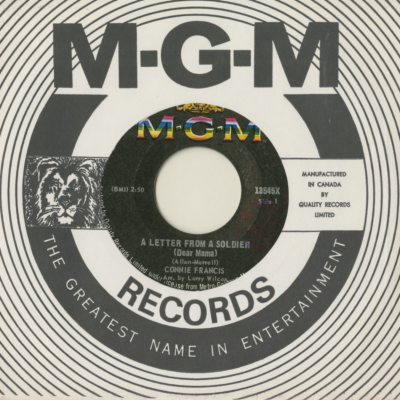 A Letter From A Soldier Dear Mama / Somewhere My Love