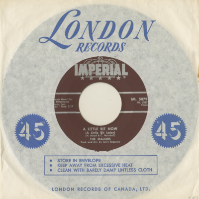 A Little Bit Now / She's A Troublemaker (1962)