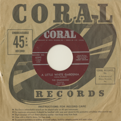 A Little White Gardenia / Don't Cry Pretty Baby (1964)