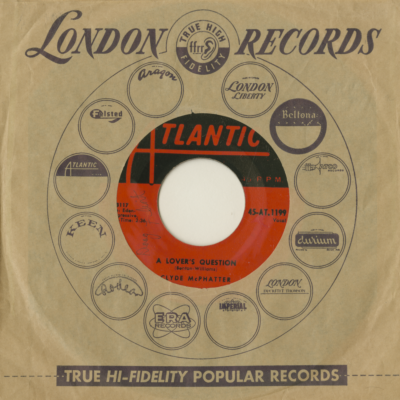 A Lover's Question / I Can't Stand Up Alone (1958)