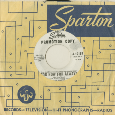 For Now And Always / A Miracle At Lourdes (1961)