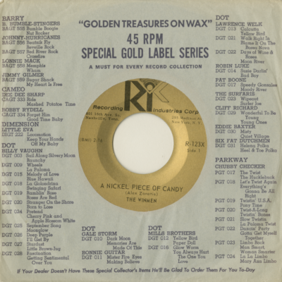 A Nickel Piece Of Candy / Don't Let Her See You Cry (1964)