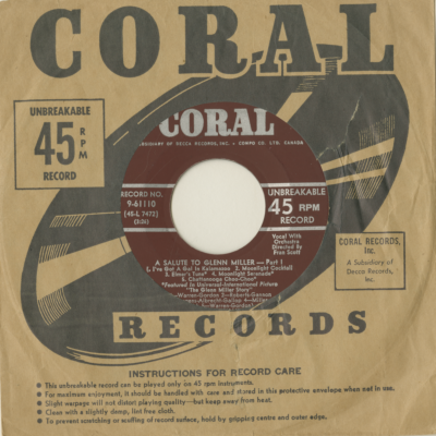 A Salute To Glenn Miller Part 1 / Part 2 (1953)