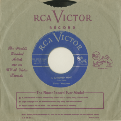 A Satisfied Mind / Itchin' For My Baby (1955)