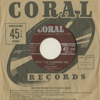 A Sweet Old Fashioned Girl / Goodbye John