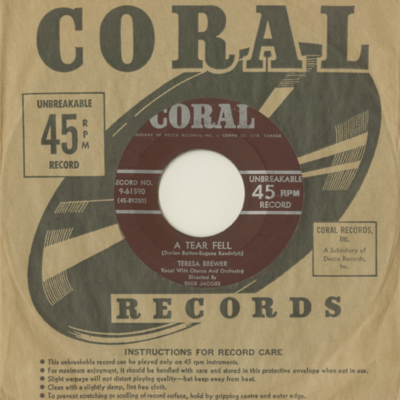 A Tear Fell / Bo Weevil