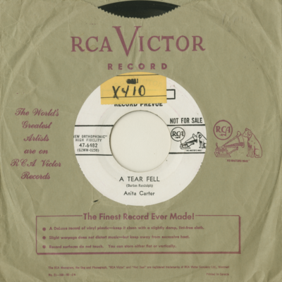 A Tear Fell / One Heartache At A Time (1956)