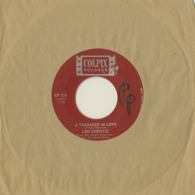 A Teenager In Love / Back Track