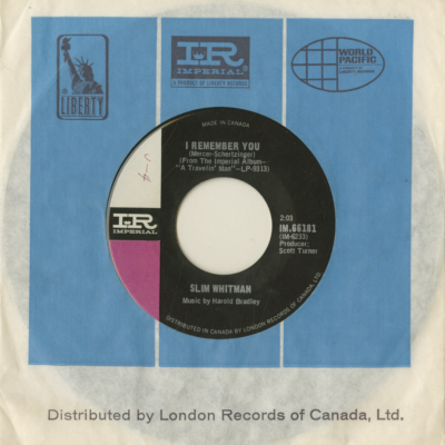 A Travellin' Man / I Remember You