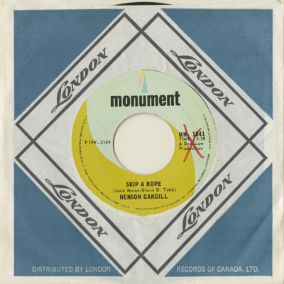 A Very Well Traveled Man / Skip A Rope (1967)