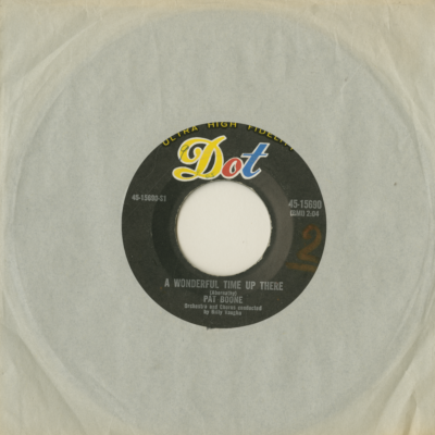 A Wonderful Time Up There / It's Too Soon To Know