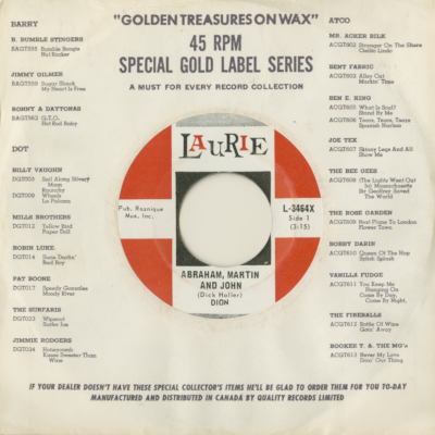 Abraham Martin And John / Daddy Rollin'