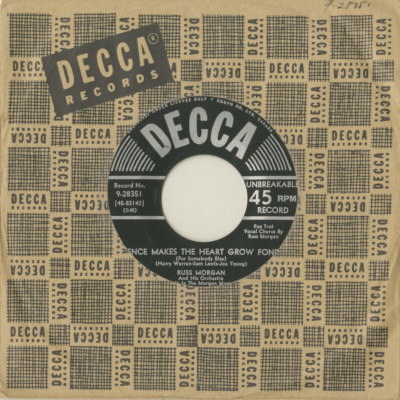 Absence Makes The Heart Grow Fonder / Walkin' To Missouri