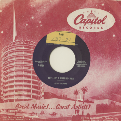 Act Like A Married Man / It Scares Me Half To Death (1957)