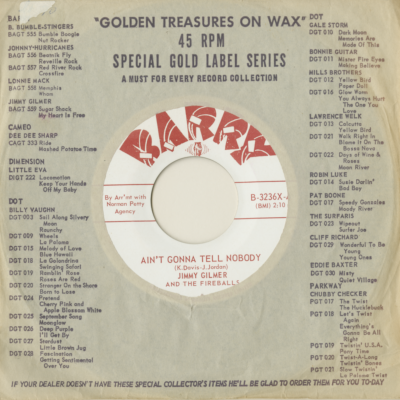 Ain't Gonna Tell Nobody / Young Am I