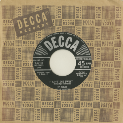 Ain't She Sweet / 'Tain't What You Do It's The Way That You Do It