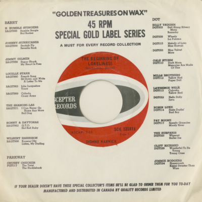 Alfie / The Beginning Of Lonliness