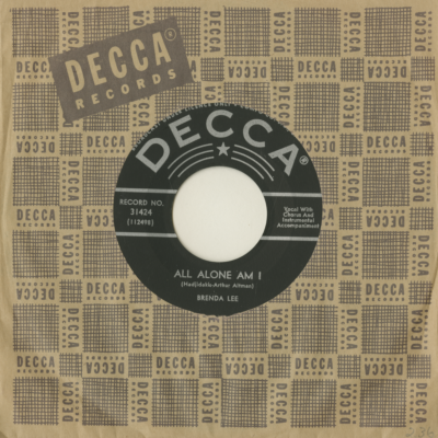 All Alone Am I / Save All Your Lovin' For Me