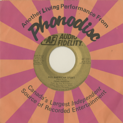 All American Sport / You Don't Need Me For Anything Anymore