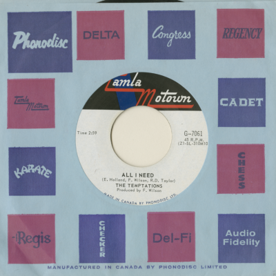 All I Need / Sorry Is A Sorry Word (1967)