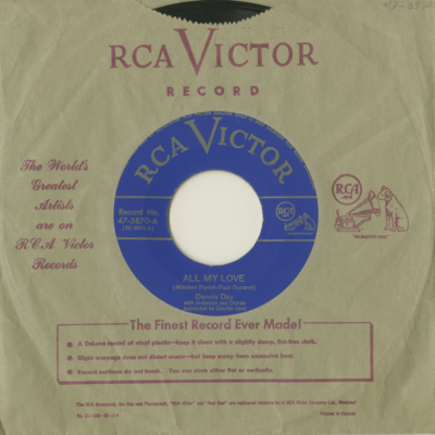 All My Love / Goodnight Irene (1950)