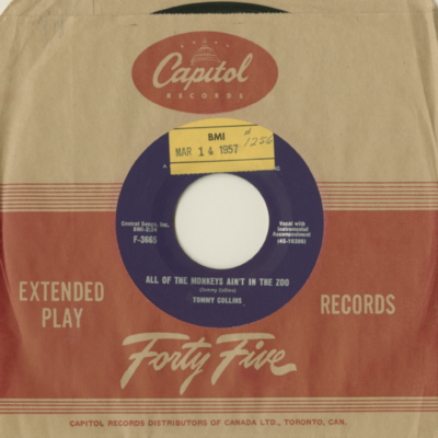 All Of The Monkeys Ain't In The Zoo / Don't You Love Me Anymore (1957)