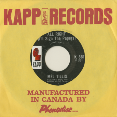 All Right I'll Sign The Papers / Helpless Hopeless Fool