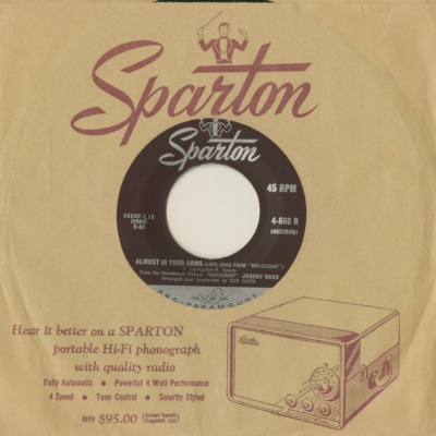 Almost In Your Arms / Midlight Moonlight (1958)