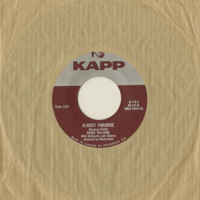 Almost Paradise / For The First Time