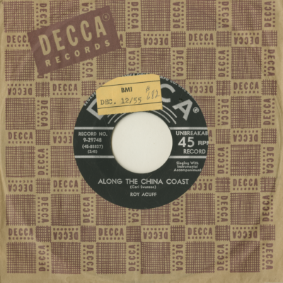 Along The China Coast / Crazy Worried Mind