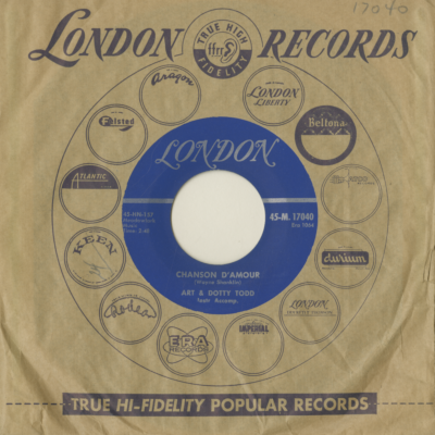 Chanson D'Amour / Along The Trail With You (1958)