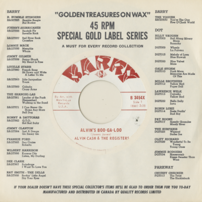 Alvins Boo-Ga-Loo / Let's Do Some Timing (1966)