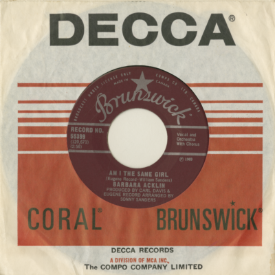 Am I The Same Girl / Be By My Side (1969)