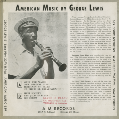 American Music By George Lewis