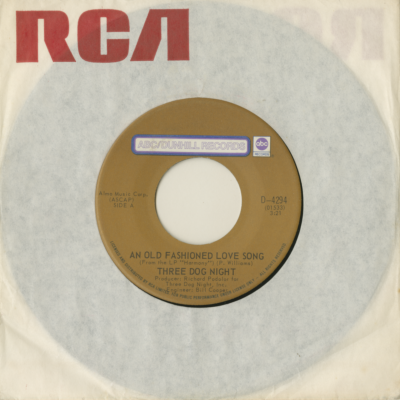 An Old Fashioned Love Song / Jam (1971)